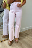 Hug Me Tight Jeans Light Pink RESTOCK