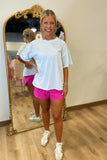 Washed Cotton Boxy Tee Blue