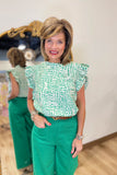 Easy Going Blouse Green