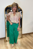 Go To Front Pocket Pants Emerald