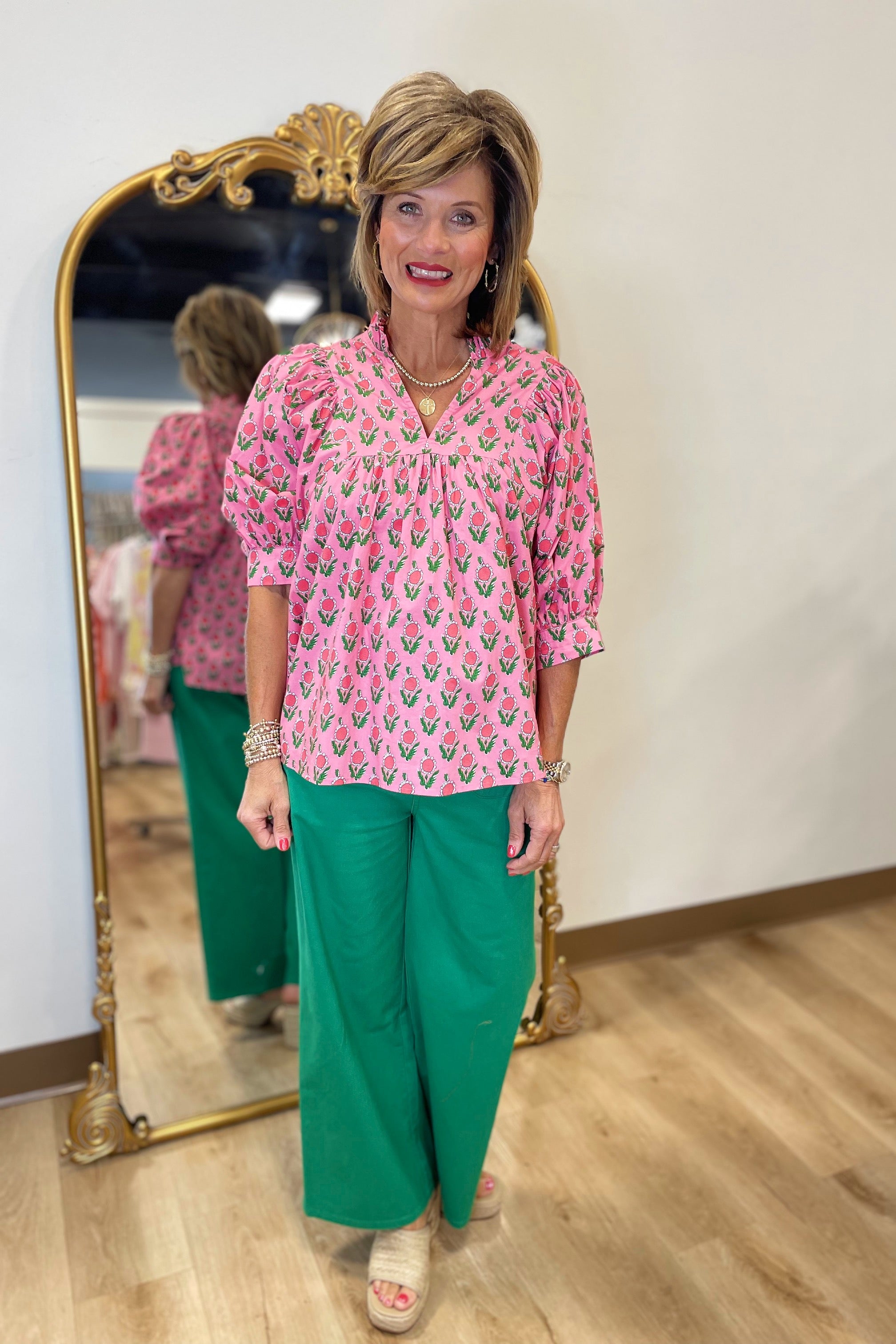 Go To Front Pocket Pants Emerald