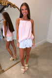 Pastel Dye Cami Top Pink
