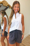Dylan Casey Tie Short Washed Black