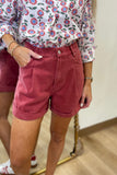 Fresh Fall Shorts Garnet