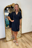Sunday Special Wrap Dress Black