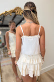 Luna Lace Cami Top Lt Sand