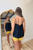 Bubble Basic Top Black