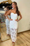 Bride to Be Slit Dress White