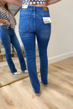 Bayeas Low Rise Bootcut Jean Dark Blue