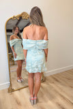 Cheers to Everything Bow Dress Mint