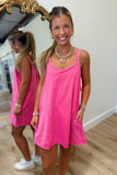 Cozumel Sporty Romper Dress Pink RESTOCK