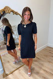 Classy Act Pocket Dress Black