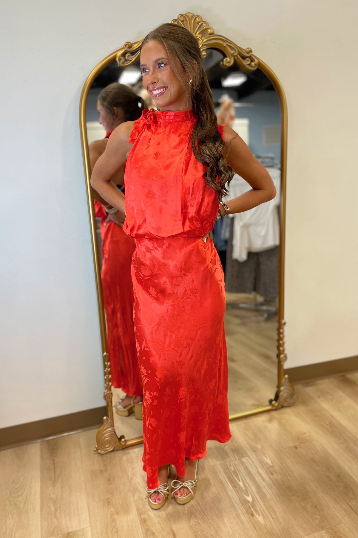 FRNCH Nelcie Dress Rogue