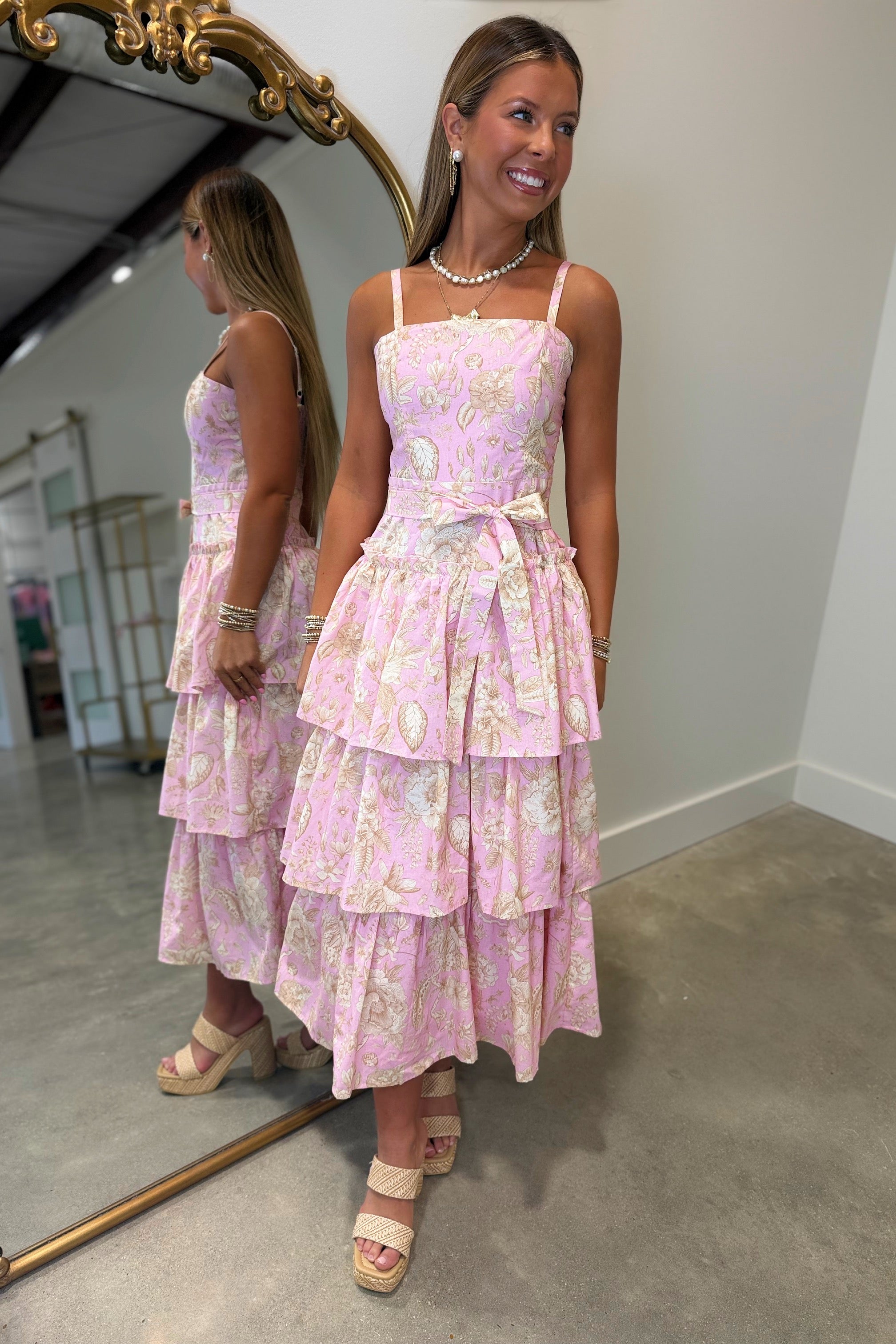 blossom midi dress Autumn Blossom Midi Dress 1 Happy Girl