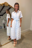 Bouquet Bliss Midi Dress Cream
