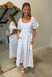 Floral Favorite Stripe Midi Dress