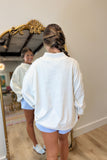 JESUS Mock Neck Sweatshirt Grey