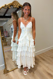 Whimsy Lace Maxi Dress Cream