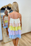 Confetti Crush Tiered Homecoming Dress
