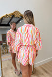 Wavy Wednesday Striped Romper
