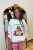Merry Everything Embroidered Sweatshirt
