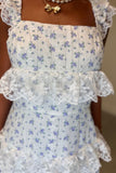 Embraced with Lace Floral Maxi Dresss