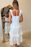 Embraced with Lace Floral Maxi Dresss