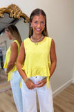 Pretty in Yellow Top