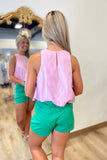 Brooke Bubble Top Pink