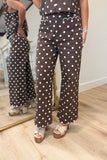 September Charm Polka Dot Set Brown
