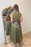 Trend Setter Scarf Dress Olive
