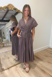 Cocoa Deluxe Midi Dress