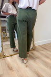 Go To Front Pocket Pants Olive