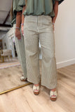 Olive in Motion Striped Pants