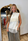 Fringe Fever Sweater Vest