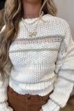 Holiday Shimmer Sweater Cream