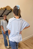 Alexander Ribbed Top Grey
