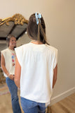 Colorful Footballs Graphic Tank Cream
