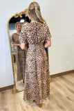 Amur Leopard Midi Dress