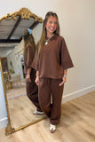 Go Mode 3/4 Sleeve Scuba Set Brown