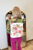 Camo Floral Contrast Jacket