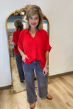 Spirit Day Blouse Red