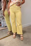 JBD Patch Pocket Wide Leg Jean Yellow