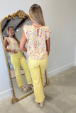 Another Love Garden Party Meadly Top Lemon