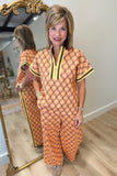 Autumn Avenue Pant Set Orange