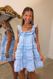 Country Crush Ruffled Denim Dress