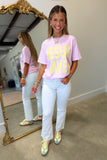 Cropped Kick Flare Jean White