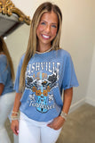Nashville Tennessee Graphic Tee Slate Blue