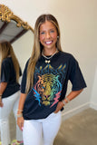 FIERCE Tiger Graphic Tee Black