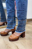 Charlie B Hem Embroidered Jeans